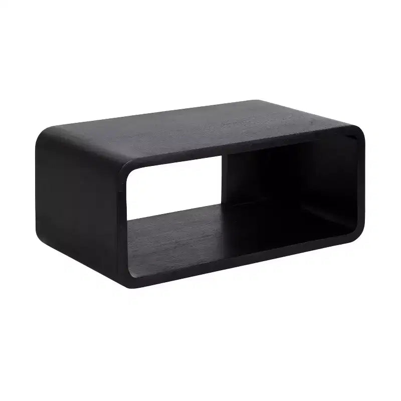 Kate & Laurel All Things Decor 18"x10" Deguara Floating Shelf Black