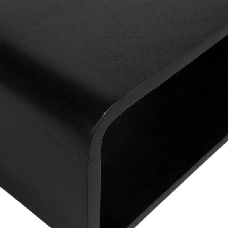 Étagère flottante noire