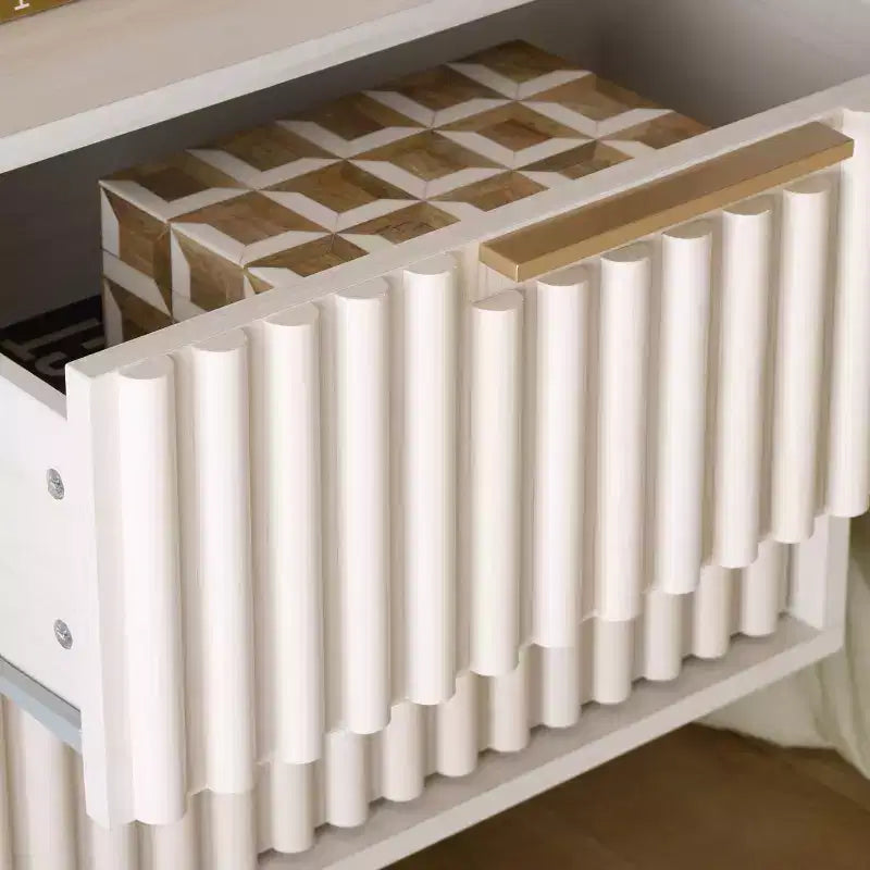 Table de chevet flottante à 2 tiroirs - NST9615