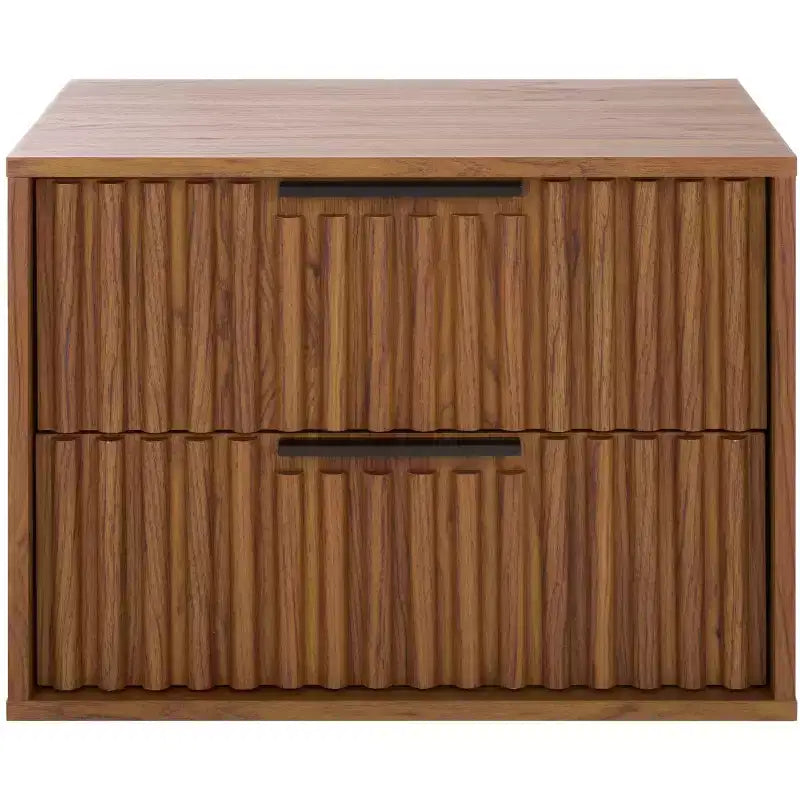 Table de chevet flottante à 2 tiroirs - NST9615