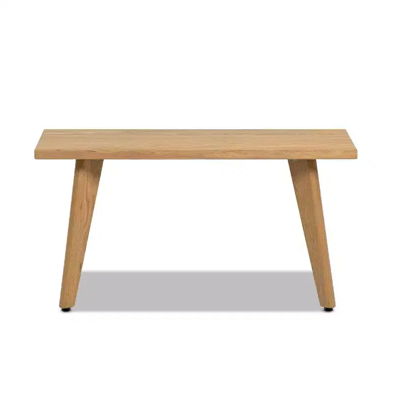 Jennifer Taylor Home Capri 35.5 Solid Red Oak Wood Bench