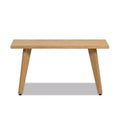 Jennifer Taylor Home Capri 35.5 Solid Red Oak Wood Bench