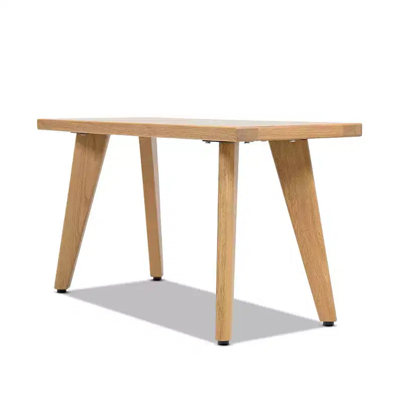 Banc en chêne rouge massif Capri 35,5
