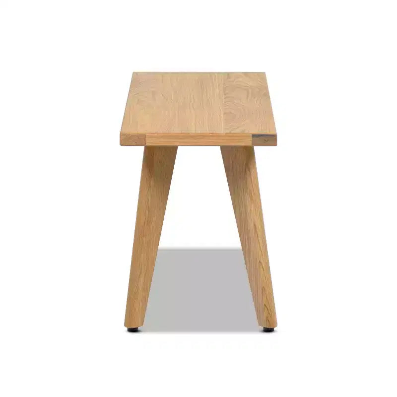Banc en chêne rouge massif Capri 35,5