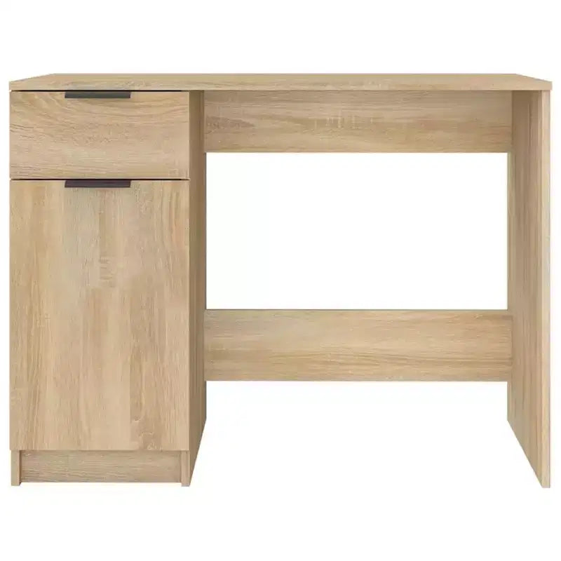 Bureau Sonoma chêne bois d'ingénierie 100x50x75 cm Bureau
