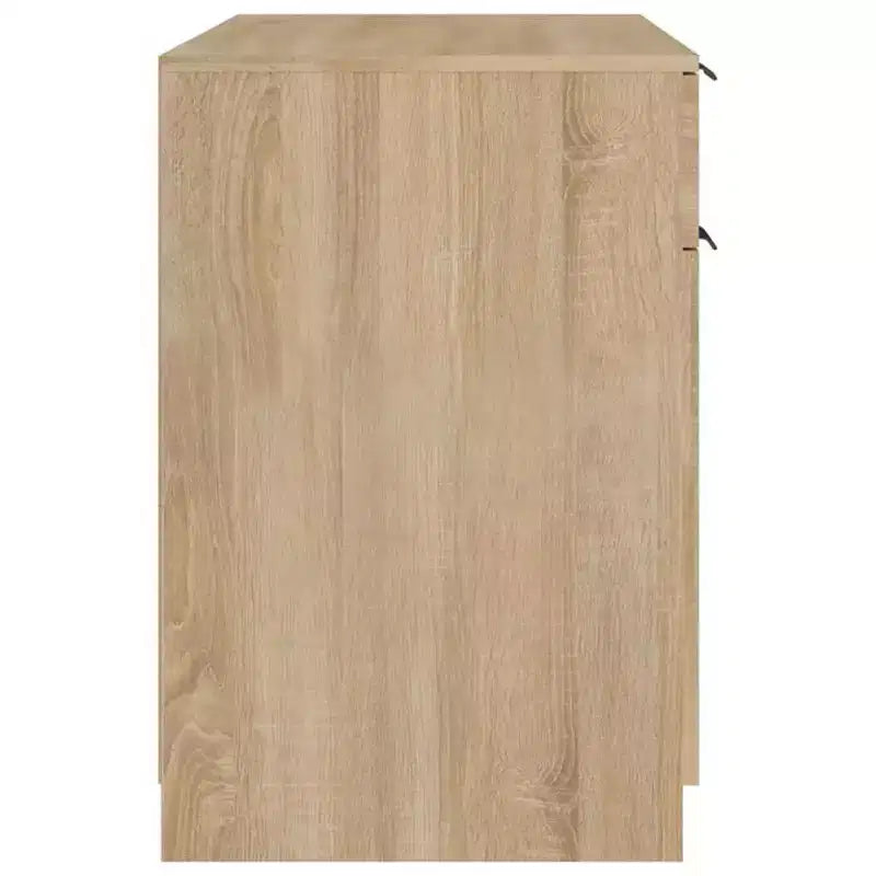 Bureau Sonoma chêne bois d'ingénierie 100x50x75 cm Bureau