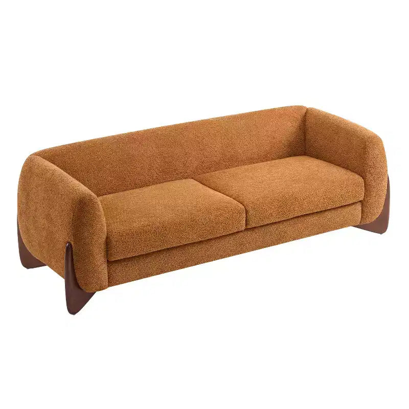 Canapé 3 places en tissu 82,75 po Caramel