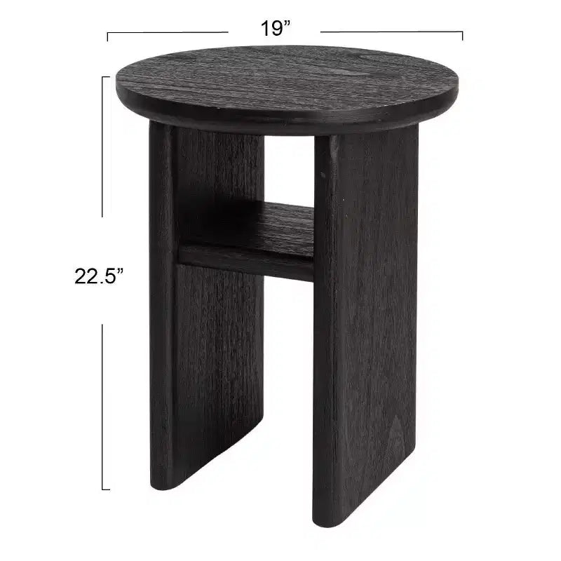 Table d'appoint Firwood noire