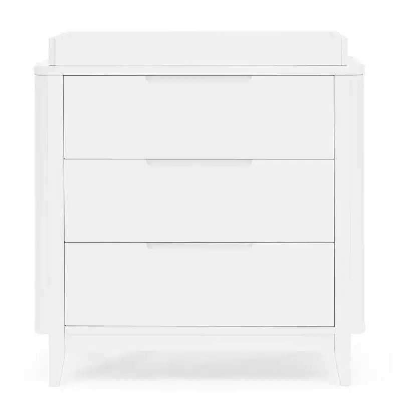 Commode à 3 tiroirs avec plateau à langer et tiroirs à verrouillage mutuel