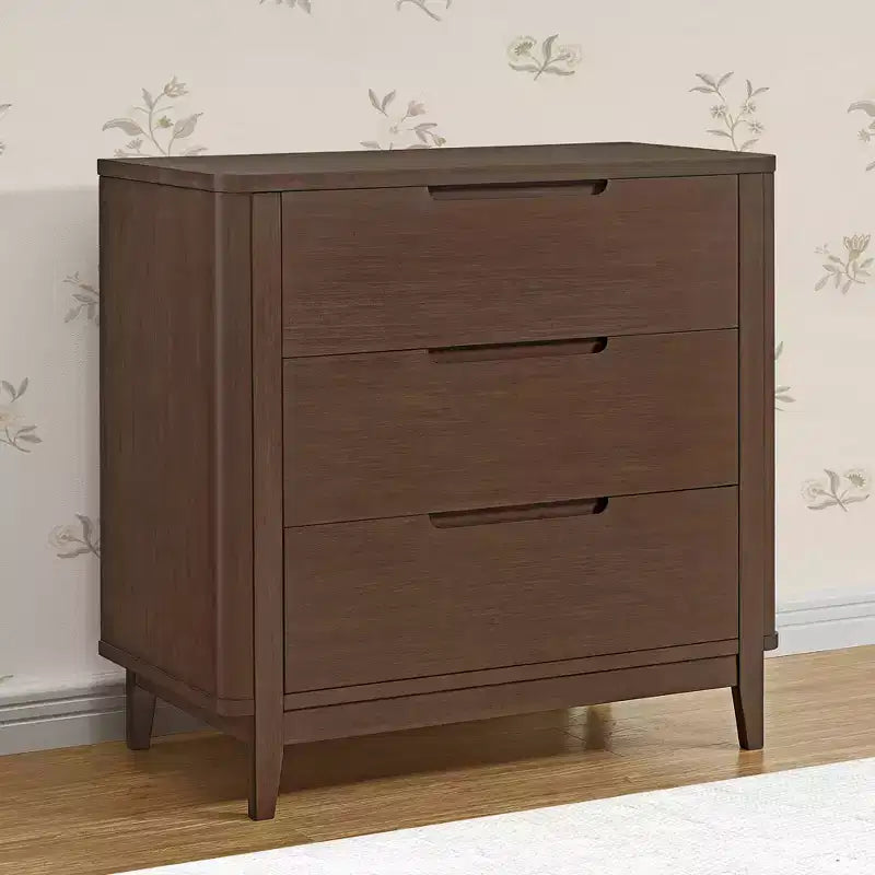Commode à 3 tiroirs avec plateau à langer et tiroirs à verrouillage mutuel